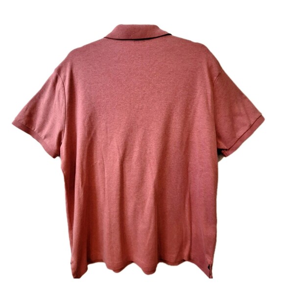 Polo Ralph Lauren Mens Shirt XL Custom Slim Fit Salmon Coral Multicolor Pony - Picture 5 of 8